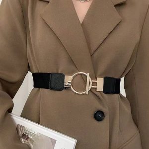 1pc Women's Stretchy Waist Belt For Dress