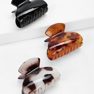 Simple Hair Claw 3pack Casual