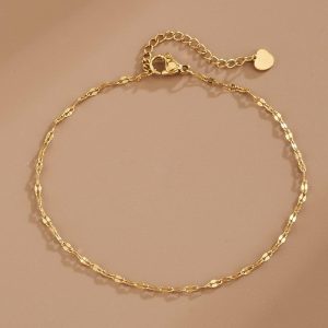 Heart Charm Anklet Valentines