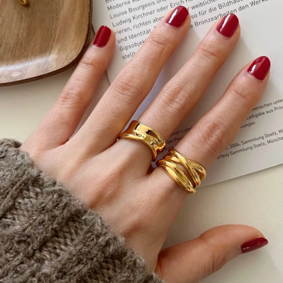 925 Sterling Silver Rings for Women Men Couple Minimalist Handmade Simple Interware Ring Party Jewelry Gift Prevent Allergy - Image 3