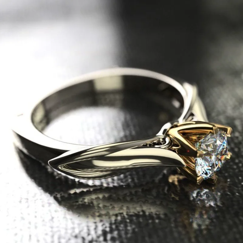 Pure 18K Gold Ring for Women Moissanite Rings with Natural Gemstones Luxur Jewelry Couples Women's Wedding Valentine's Day Gifts - Image 4