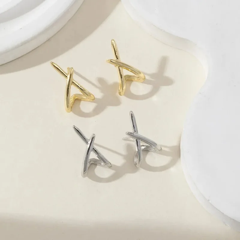 Stainless Steel Cross Stud Earrings for Women Girls Trendy Dainty Simple Minimalist Accessories Party Fashion Jewelry Gifts - Image 4