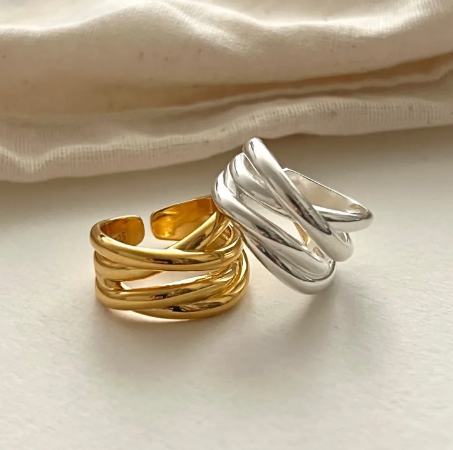 925 Sterling Silver Rings for Women Men Couple Minimalist Handmade Simple Interware Ring Party Jewelry Gift Prevent Allergy - Image 4