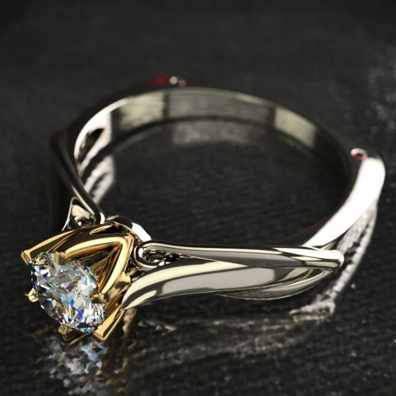Pure 18K Gold Ring for Women Moissanite Rings with Natural Gemstones Luxur Jewelry Couples Women's Wedding Valentine's Day Gifts - Image 6