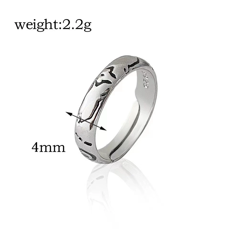 Anime Jujutsu Kaisen Ryomen Sukuna Itadori Yuji Ring Cosplay Metal Opening Adjustable Unisex Rings Jewelry Prop Accessories Gift - Image 2