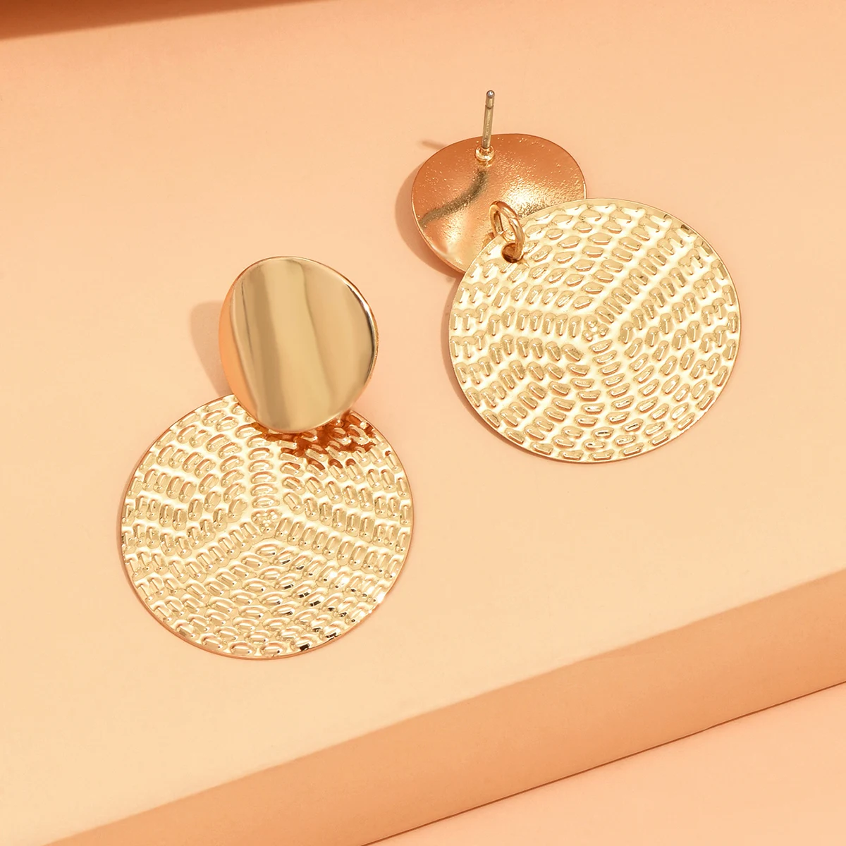 Aretes De Mujer Bohemia Trendy Geometric Metal Round Earrings For Women Fashion Wedding Jewelry - Image 5