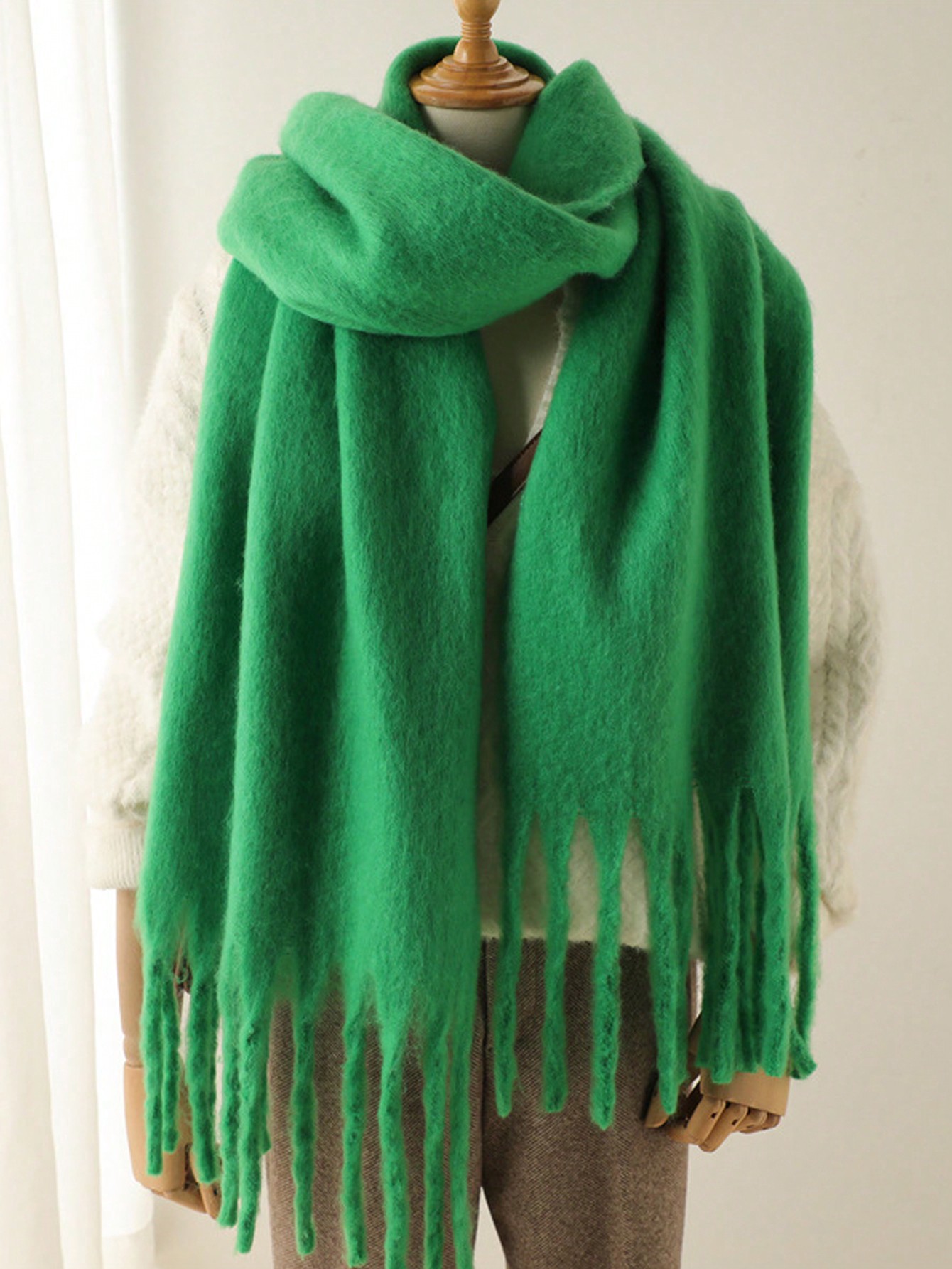 1pc Solid Color Scarf